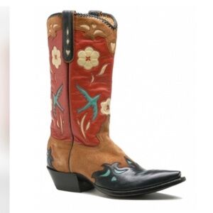 Rare Famous Liberty Boot Co Bluebird Cowboy Boots handcrafted RTL $1495 7.5 NIB